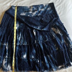 Tie-Dye Blue Skirt